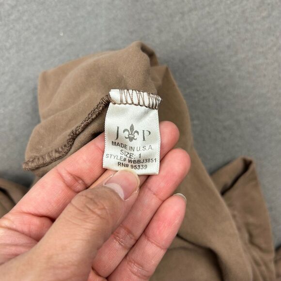 James Perse Off Shoulder Fitted Top Size 1/Small Supima Cotton Jersey Stretch - Picture 4 of 7